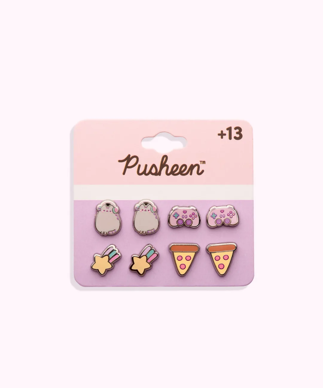 Pusheen Jewelry|Gaming>Gaming 4-Pack Stud Earrings Set