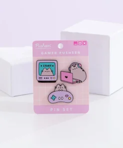 Pusheen Pins & Keychains|Gaming>Gaming Pin Set