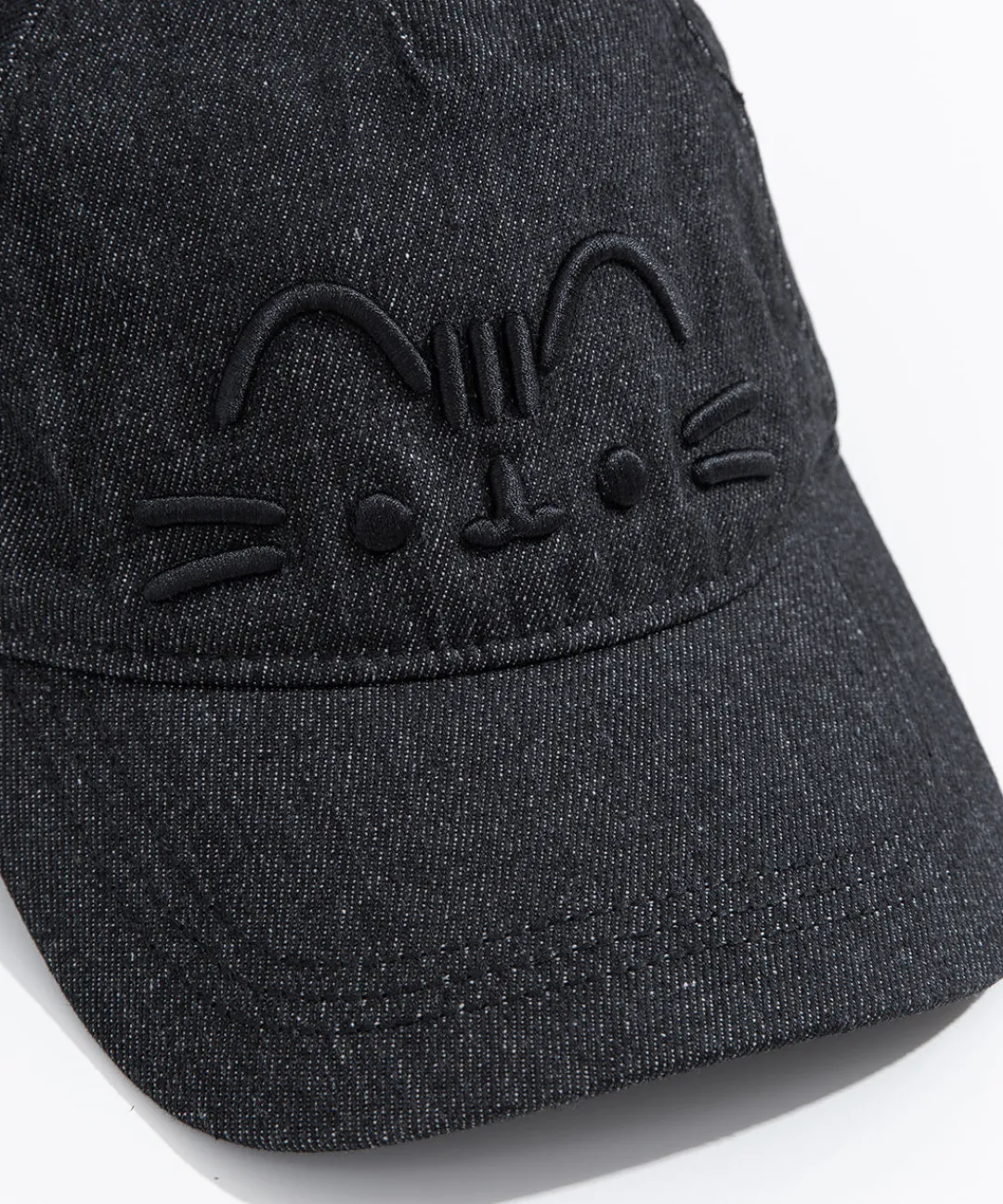 Pusheen Guys & Unisex|Hats & Caps>Black Denim Cap