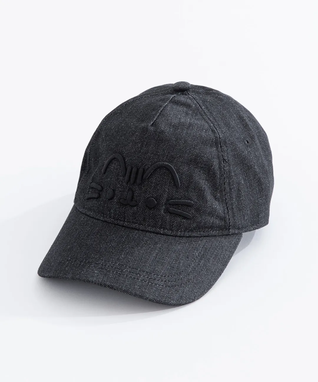 Pusheen Guys & Unisex|Hats & Caps>Black Denim Cap