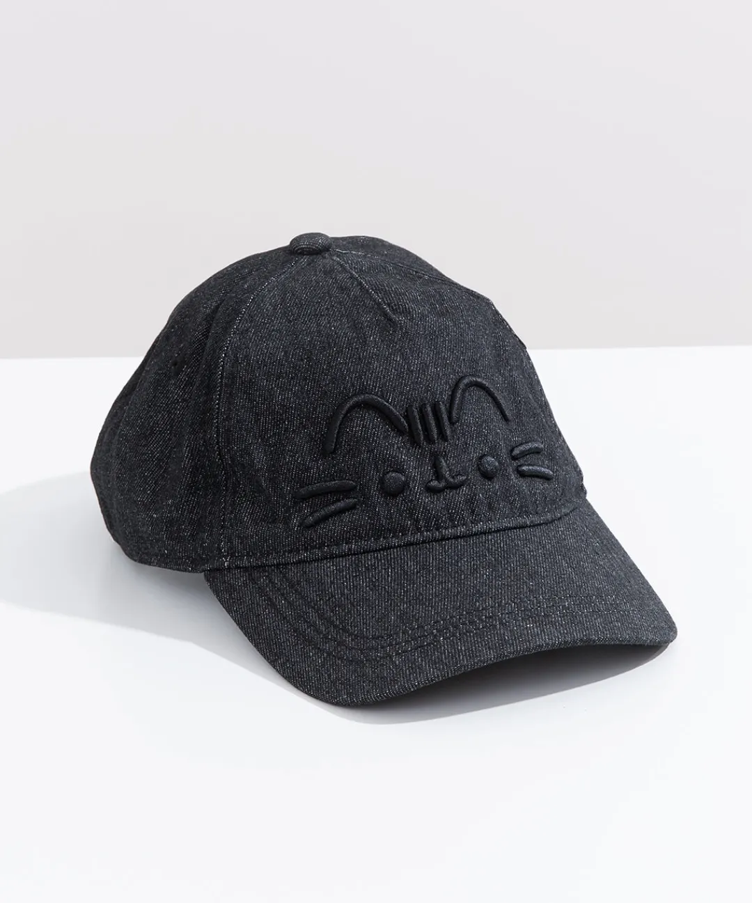Pusheen Guys & Unisex|Hats & Caps>Black Denim Cap