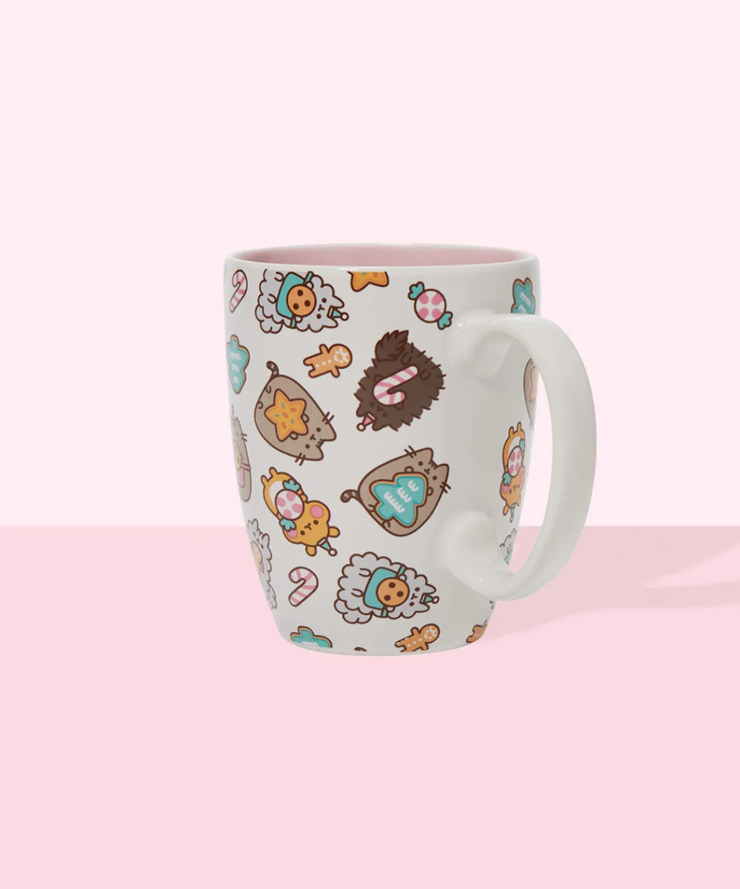 Pusheen Kitchen & Pet>Christmas Cookie & Friends Mug