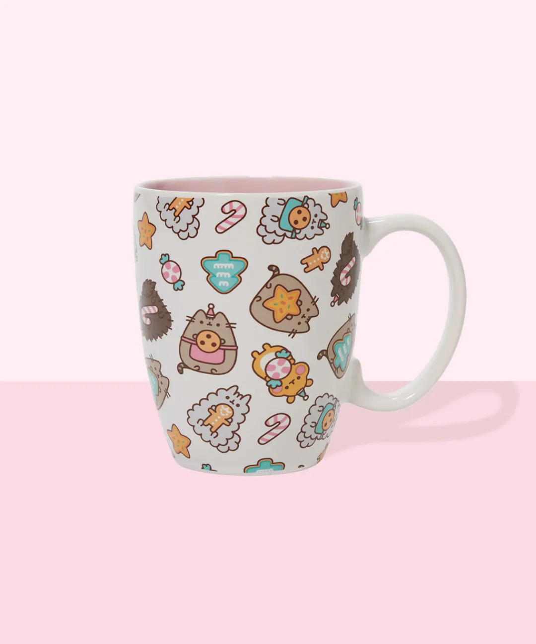 Pusheen Kitchen & Pet>Christmas Cookie & Friends Mug