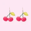 Pusheen Fruits|Jewelry>Fruits Cherry Dangle Earrings