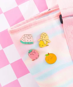 Pusheen Pins & Keychains|Fruits>Fruits Pin Set