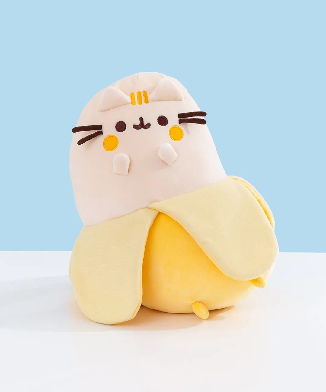 Pusheen Plush & Squisheens|Fruits>Fruits Scented Banana Squisheen Plush