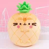 Pusheen Plush & Squisheens|Fruits>Fruits Scented Pineapple Squisheen Plush