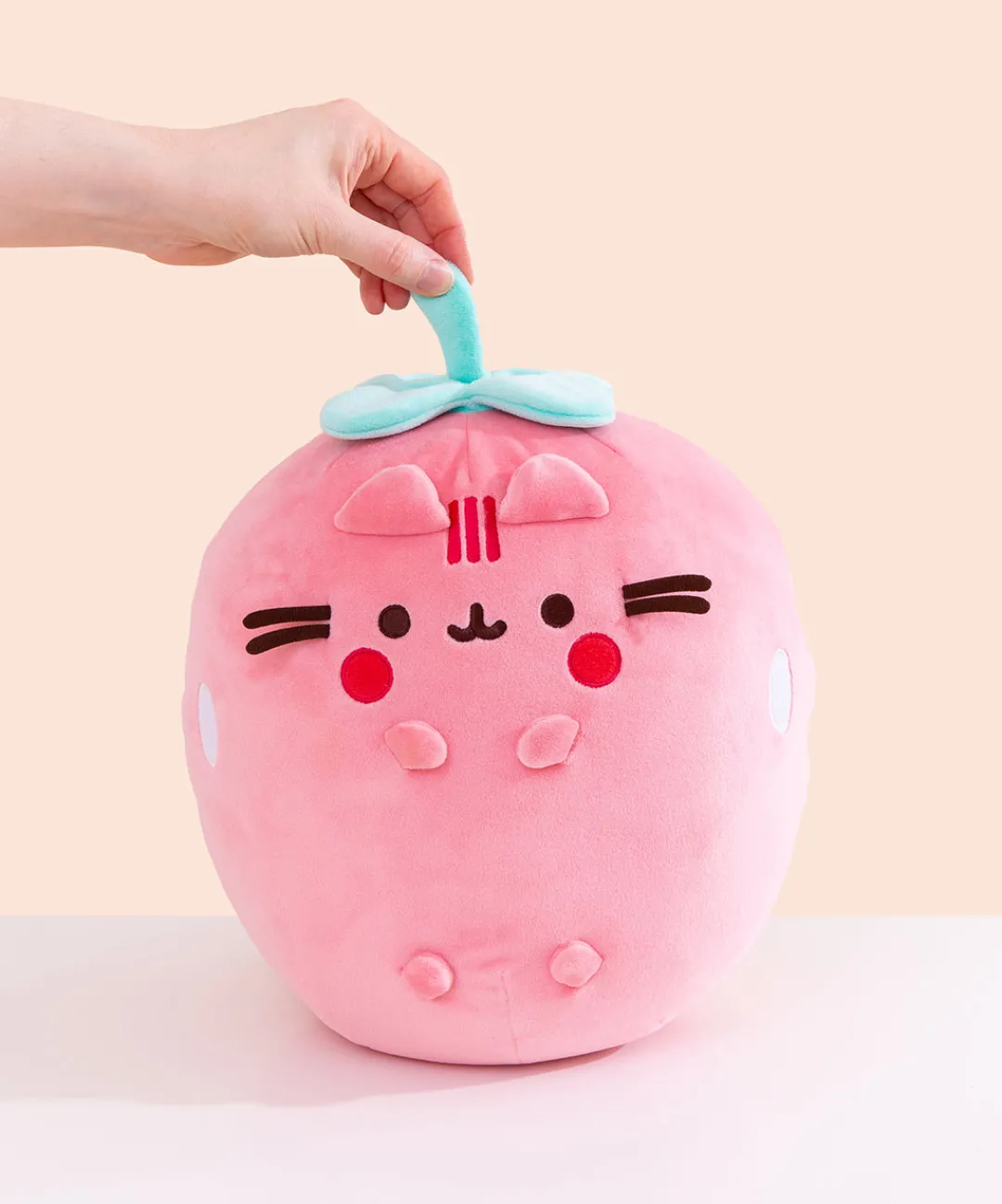 Pusheen Plush & Squisheens|Fruits>Fruits Scented Strawberry Squisheen Plush
