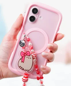 Pusheen Office & Tech>Holiday Beaded Phone Charm