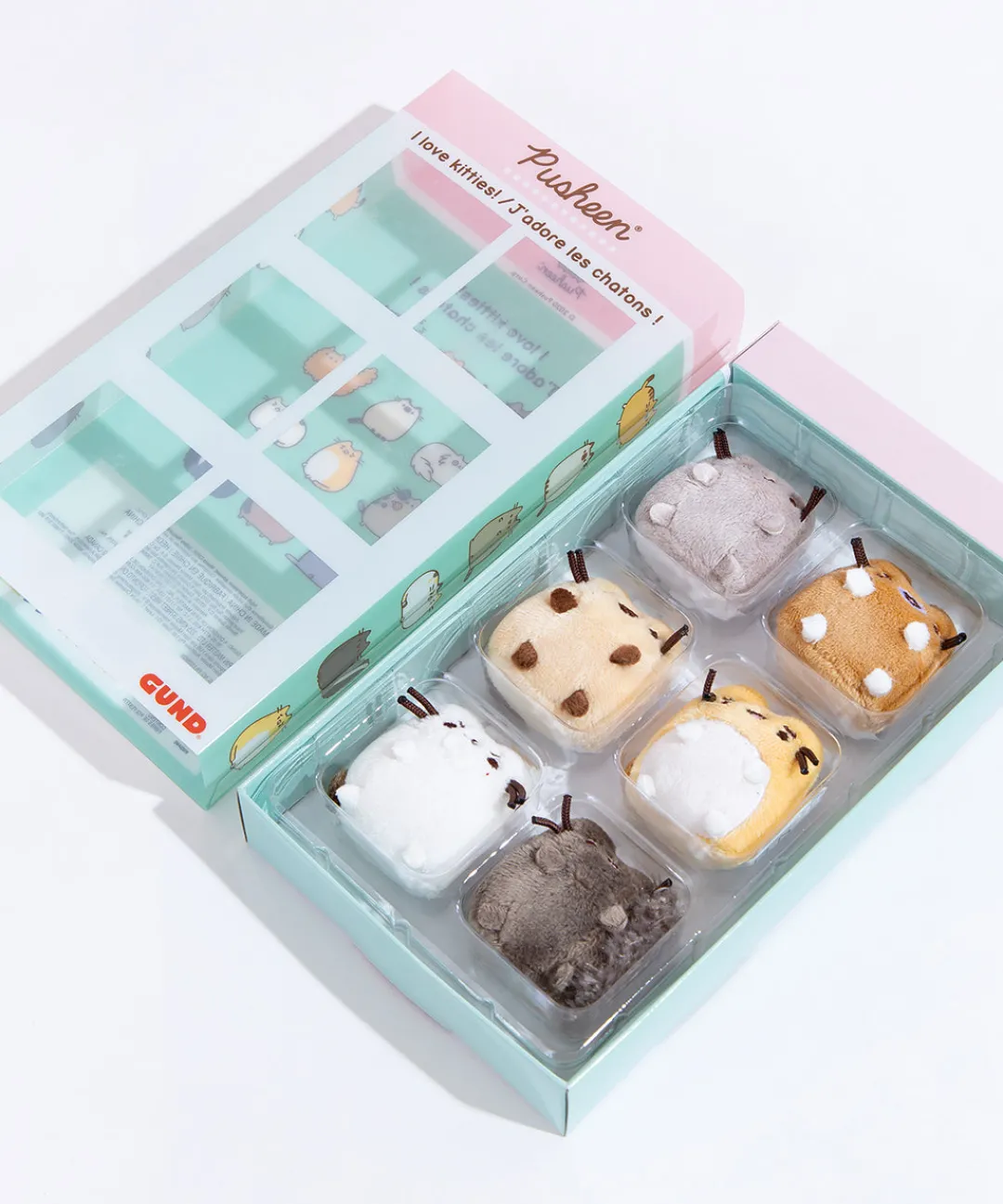 Pusheen Plush & Squisheens>I Love Kitties Plush Collectors Set