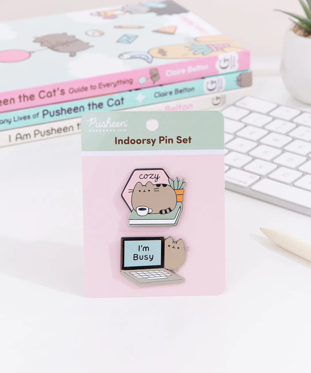 Pusheen Jewelry|Ice Cream>Indoorsy Pin Set