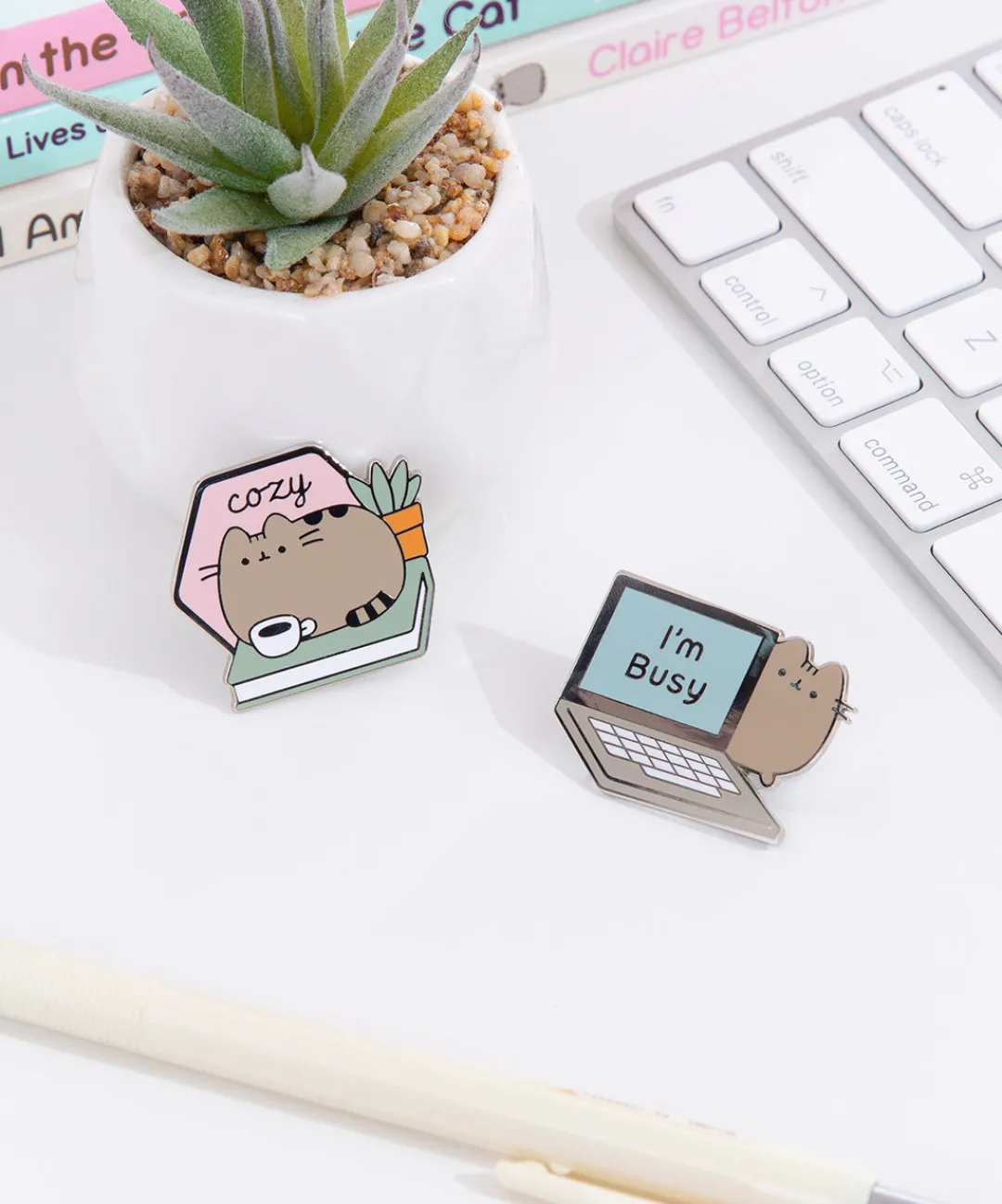Pusheen Jewelry|Ice Cream>Indoorsy Pin Set