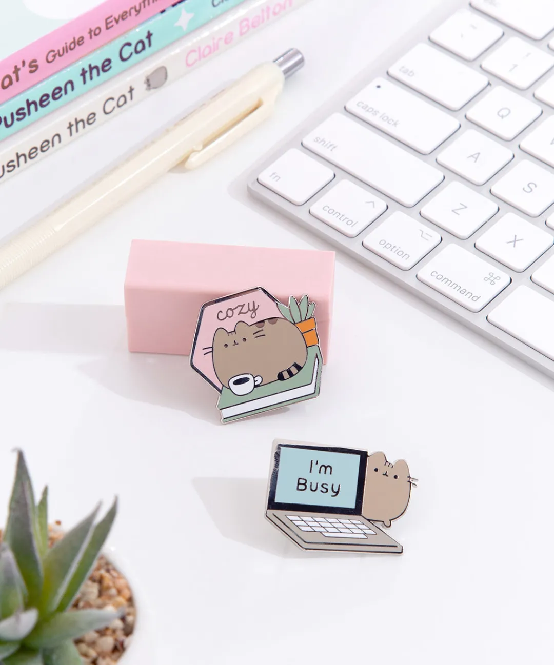 Pusheen Jewelry|Ice Cream>Indoorsy Pin Set