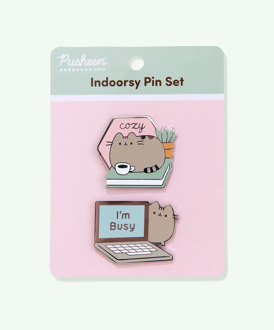 Pusheen Jewelry|Ice Cream>Indoorsy Pin Set