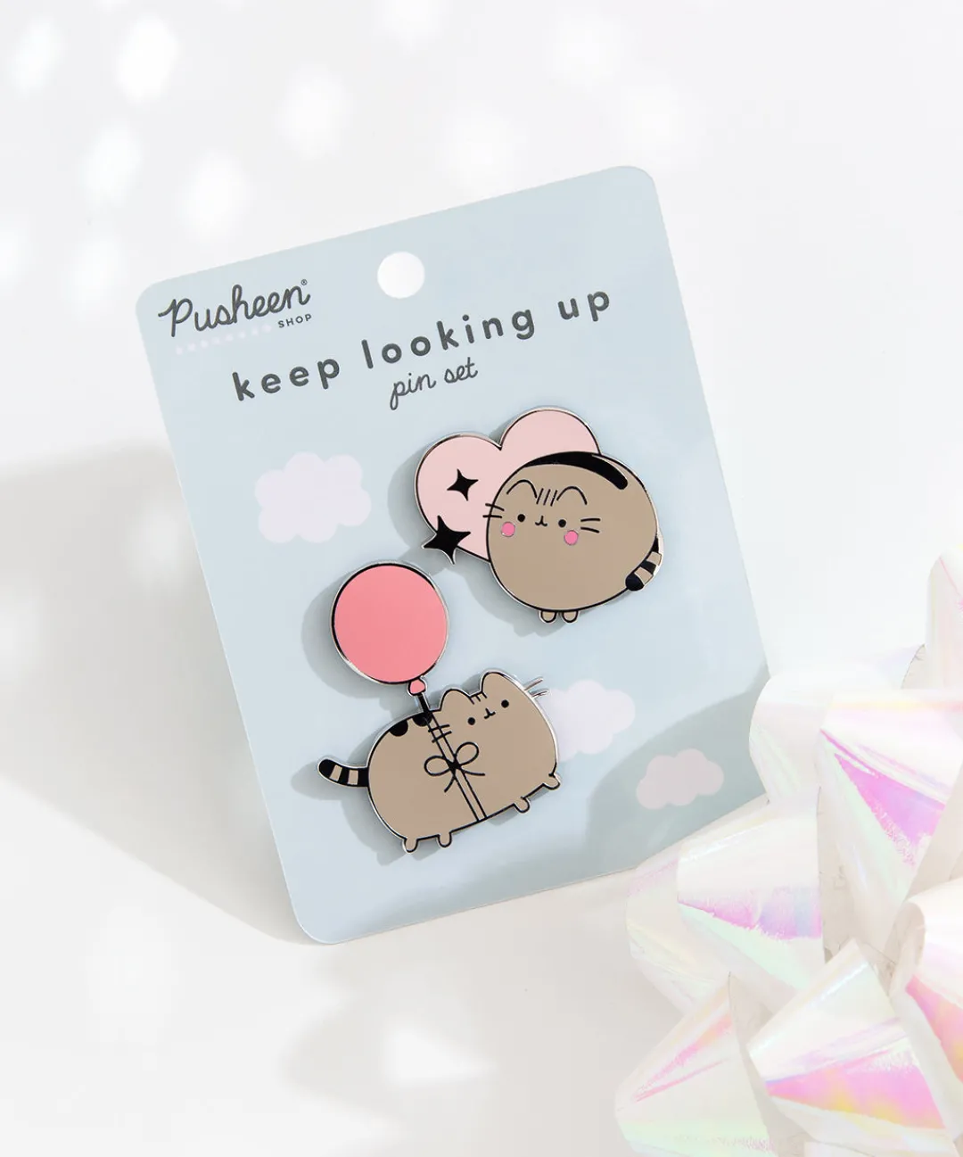 Pusheen Pins & Keychains>Keep Looking Up Pin Set