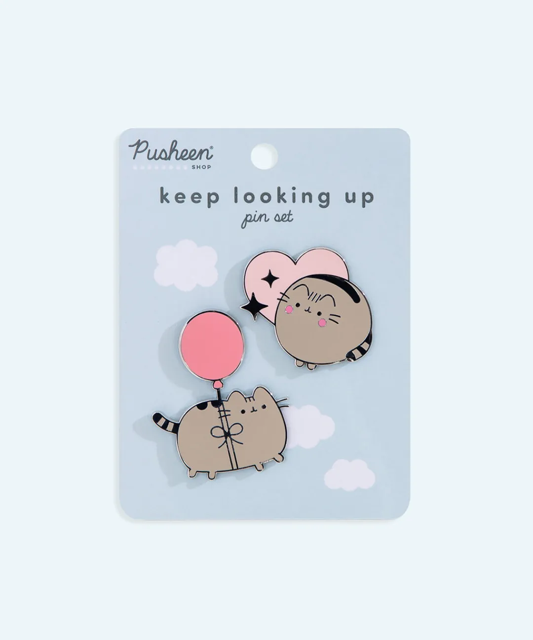 Pusheen Pins & Keychains>Keep Looking Up Pin Set