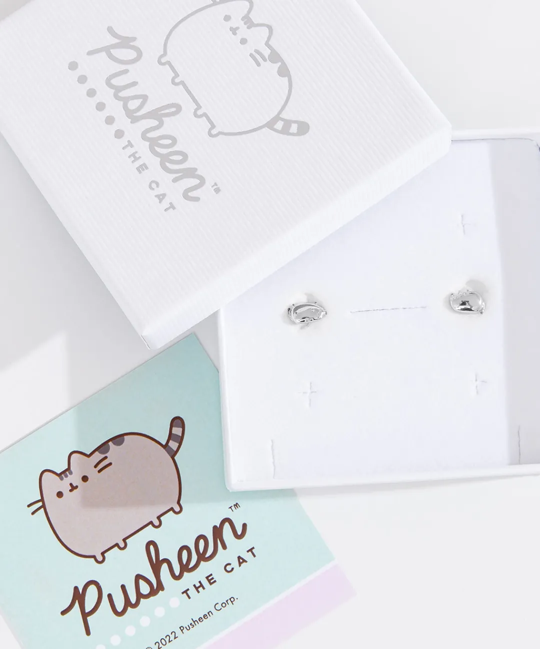 Pusheen Jewelry>Lazy Stud Earrings