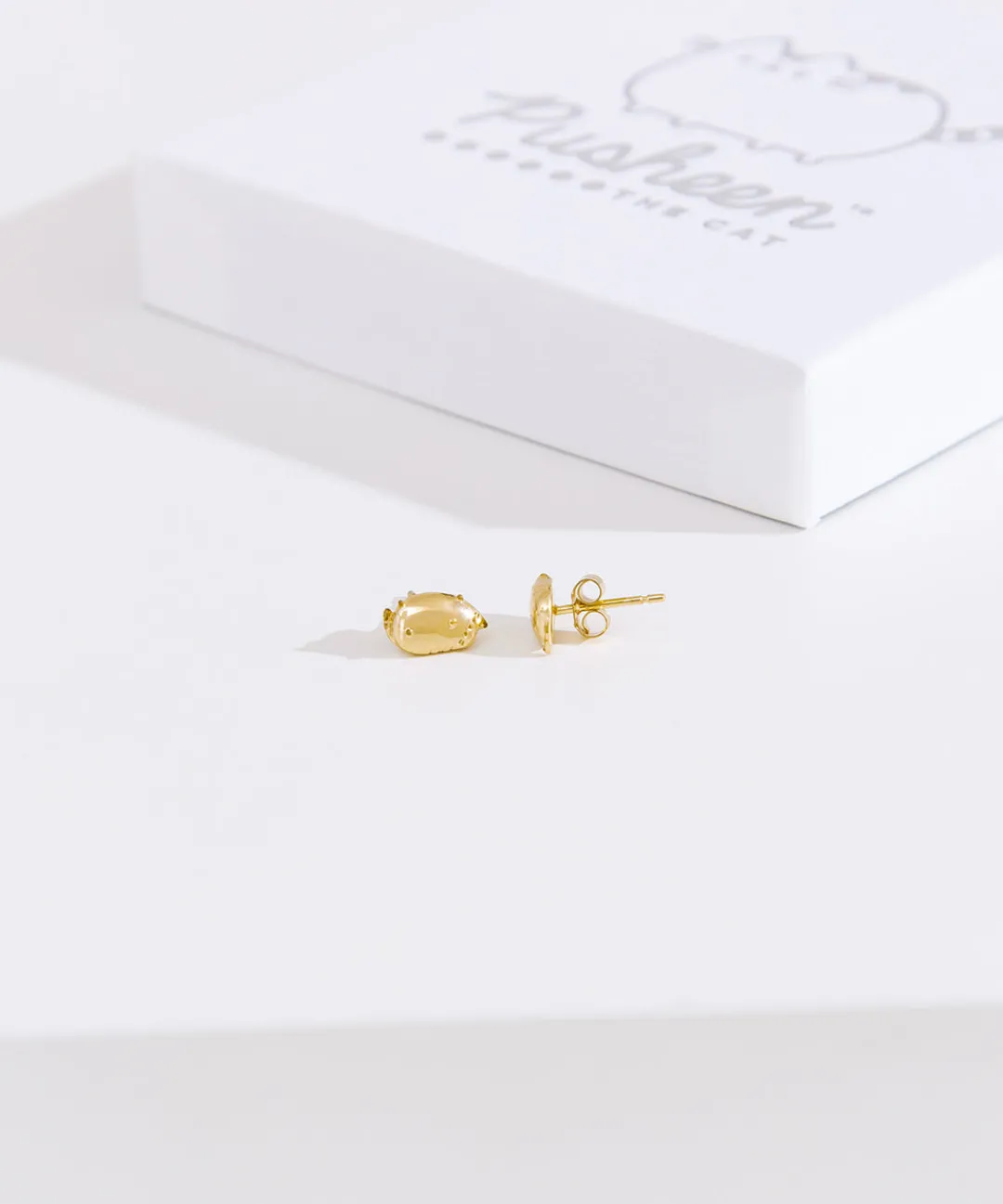 Pusheen Jewelry>Lazy Stud Earrings