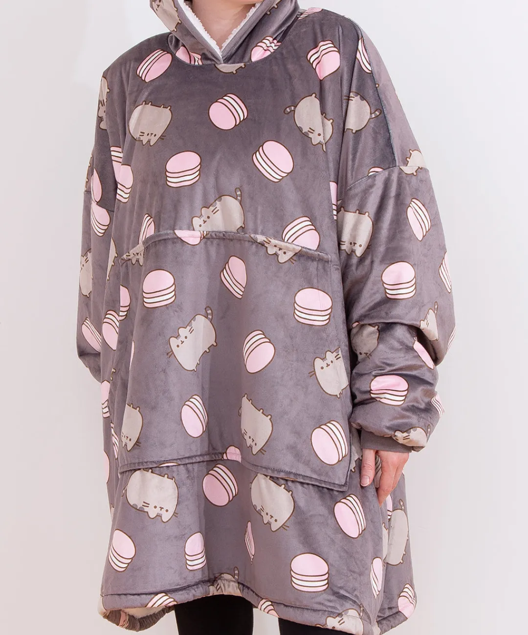 Pusheen Guys & Unisex|Hoodies & Sweaters>Macaron Wearable Blanket Hoodie