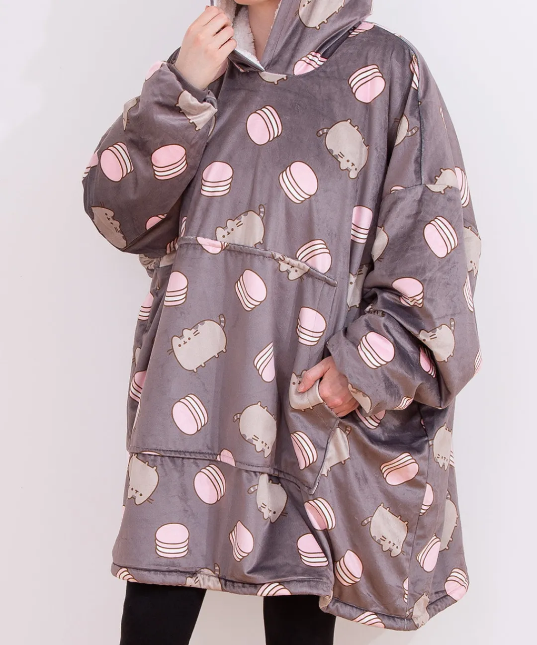 Pusheen Guys & Unisex|Hoodies & Sweaters>Macaron Wearable Blanket Hoodie