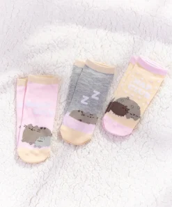 Pusheen Socks & Slippers|Lounge & Sleep>Nap Club 3-Pack Ankle Socks