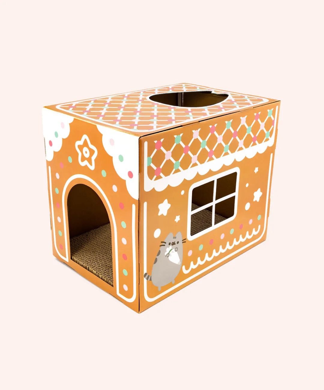 Pusheen Kitchen & Pet>Pet Gingerbread House Scratcher