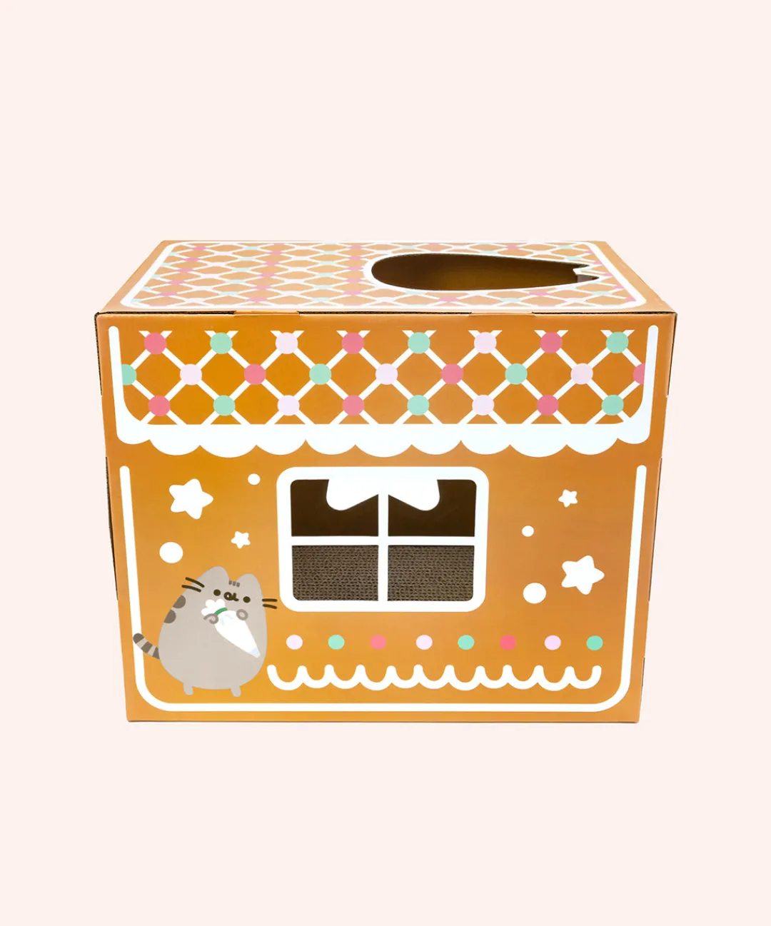 Pusheen Kitchen & Pet>Pet Gingerbread House Scratcher