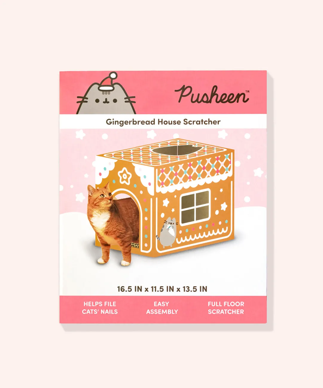 Pusheen Kitchen & Pet>Pet Gingerbread House Scratcher