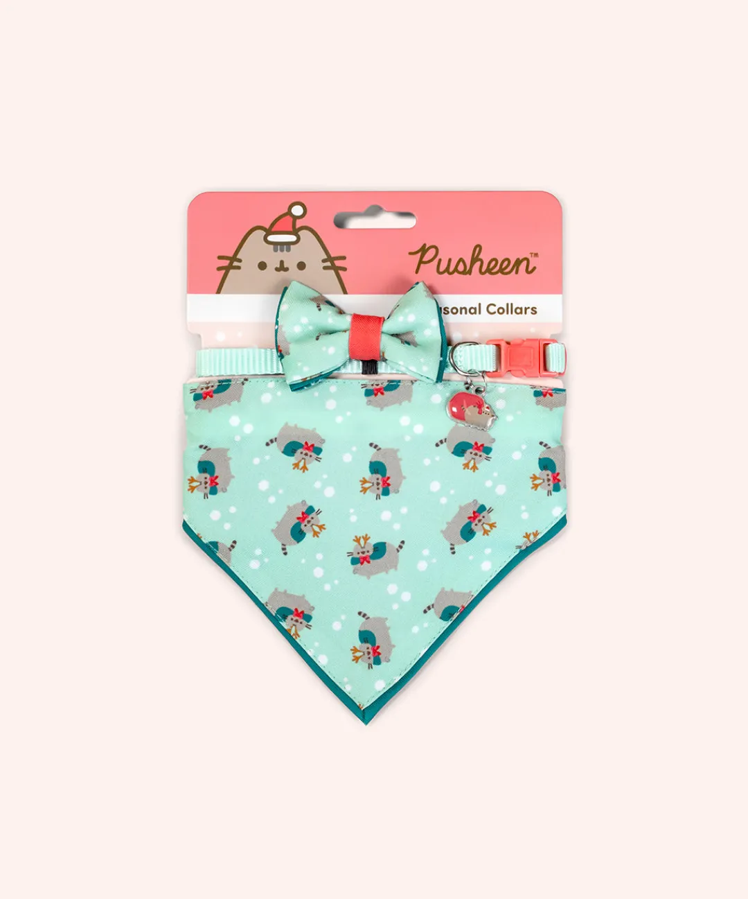 Pusheen Kitchen & Pet>Pet Reindeer Collar & Bandana Set
