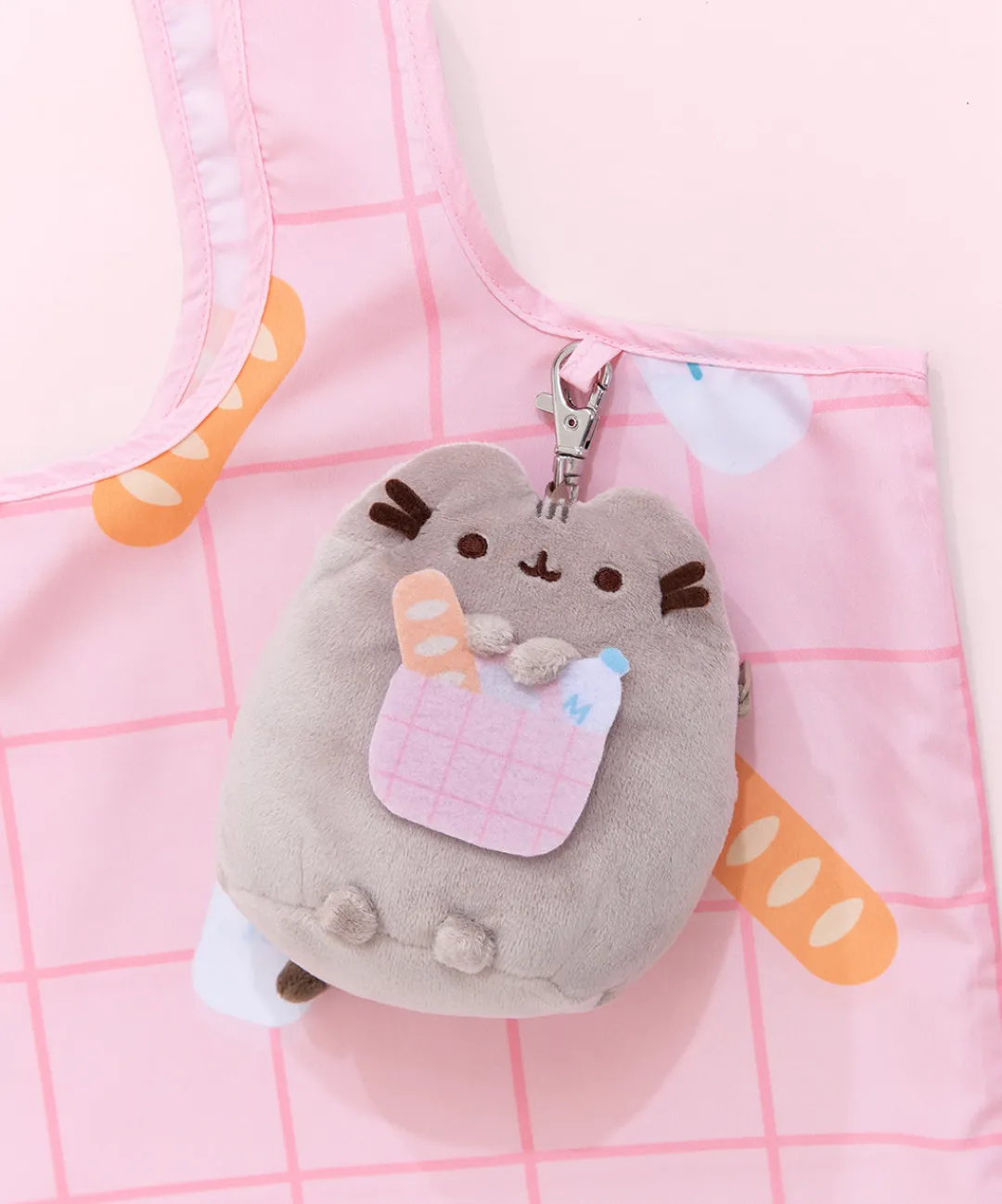 Pusheen Plush & Squisheens|Bags & Cases>Reusable Bag Keychain Plush