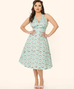 Pusheen Ladies>Springtime Halter Dress