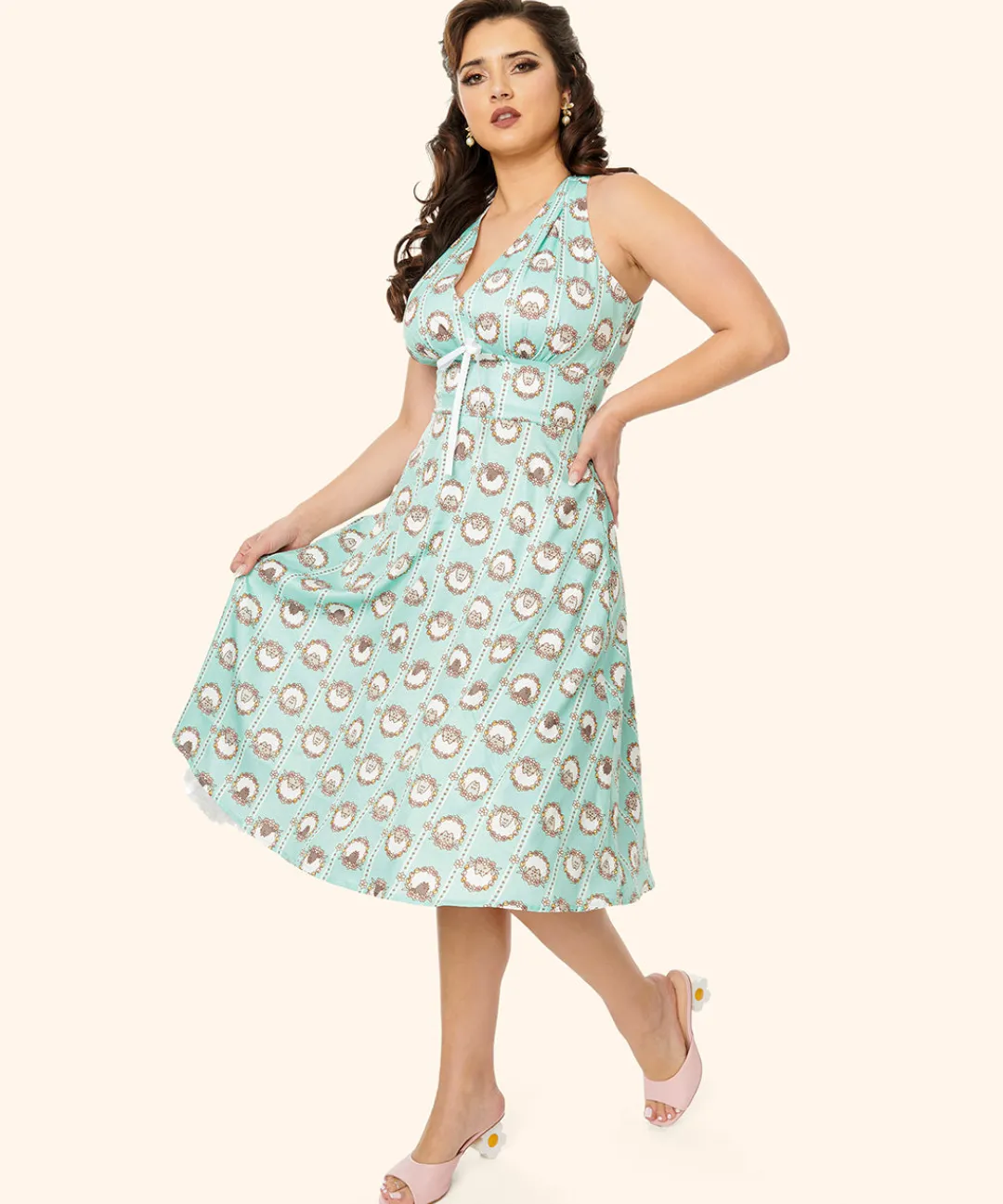 Pusheen Ladies>Springtime Halter Dress