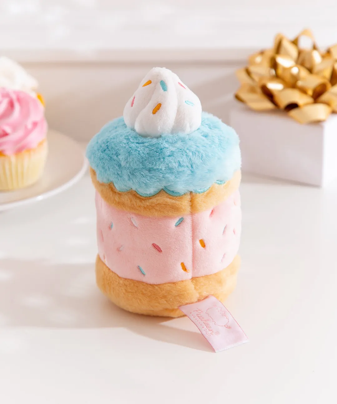 Pusheen Plush & Squisheens|Sweets>Sweets Sprinkle Cake Plush 2-pc Environment
