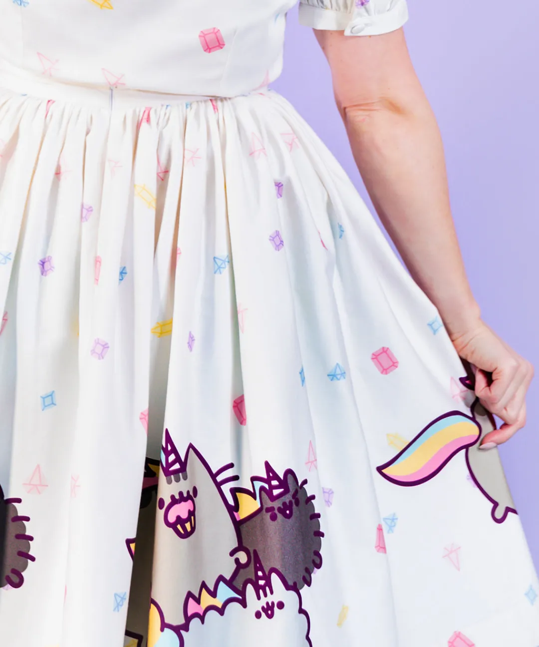 Pusheen Ladies>icorn Magical Jewel Skirt