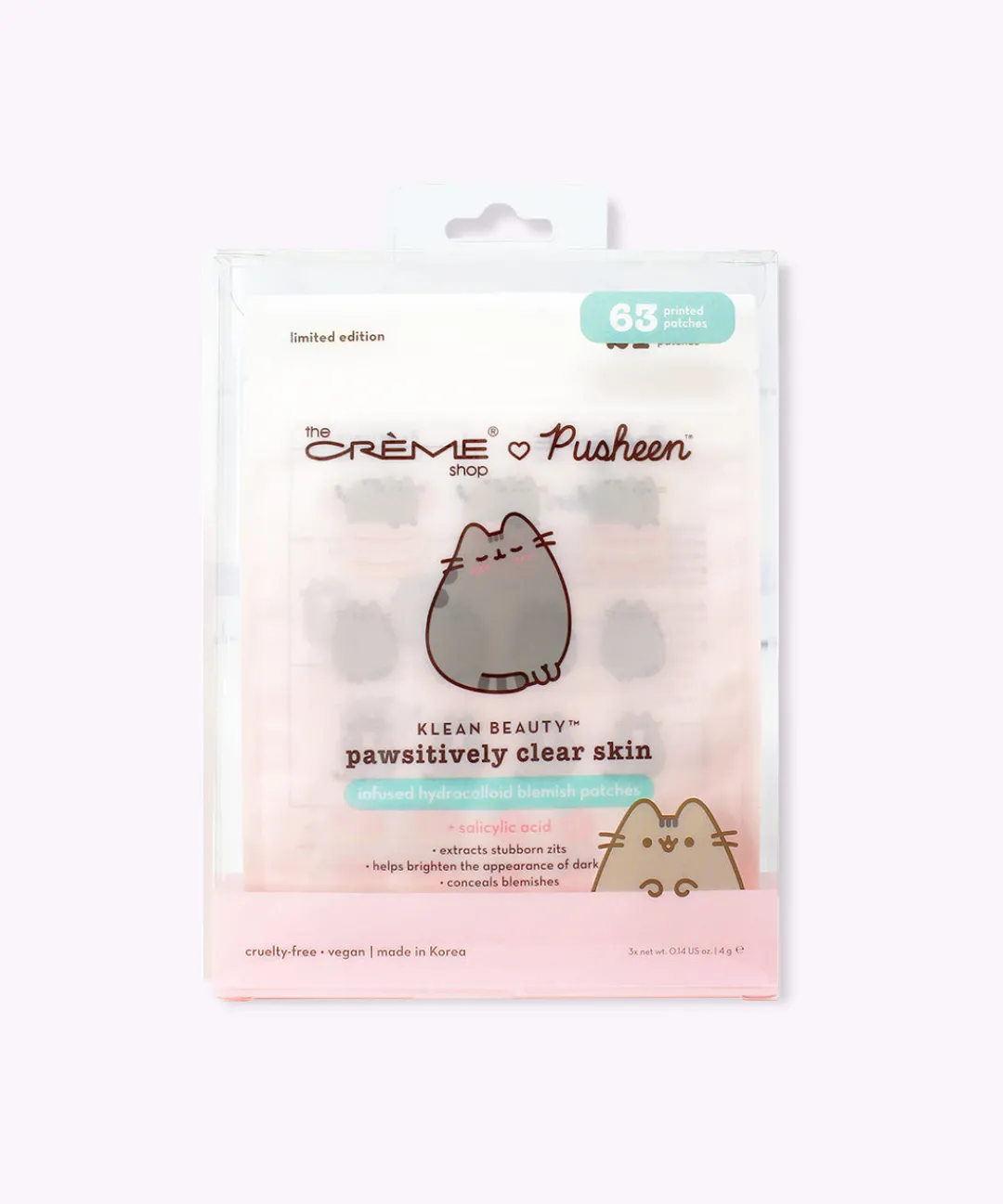 Pusheen Bed & Bath|Beauty & Skincare>The Crème Shop x Blemish Patches - 3-pack