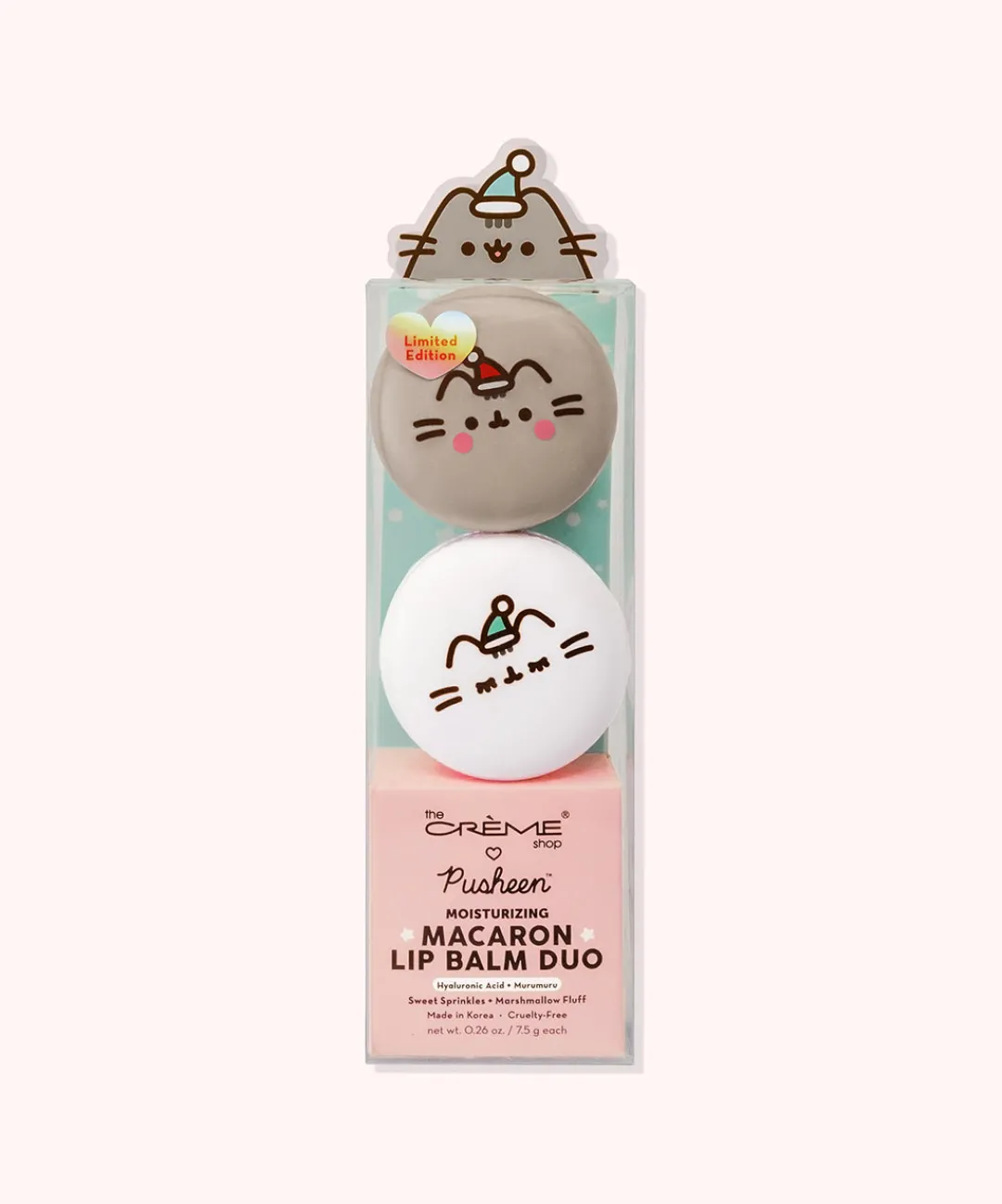 Pusheen Bed & Bath|Beauty & Skincare>The Crème Shop x Holiday Macaron Lip Balm Duo