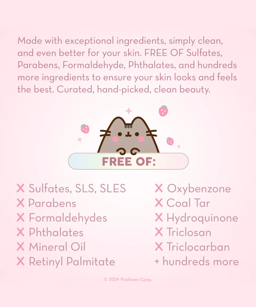Pusheen Bed & Bath|Beauty & Skincare>The Crème Shop x Sheet Masks - 3-pack