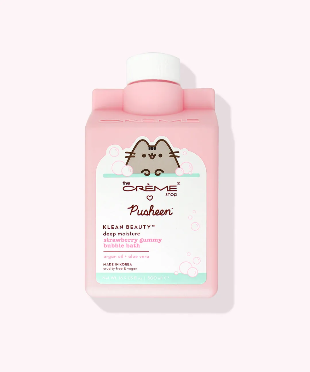 Pusheen Bed & Bath|Beauty & Skincare>The Crème Shop x Strawberry Gummy Bubble Bath