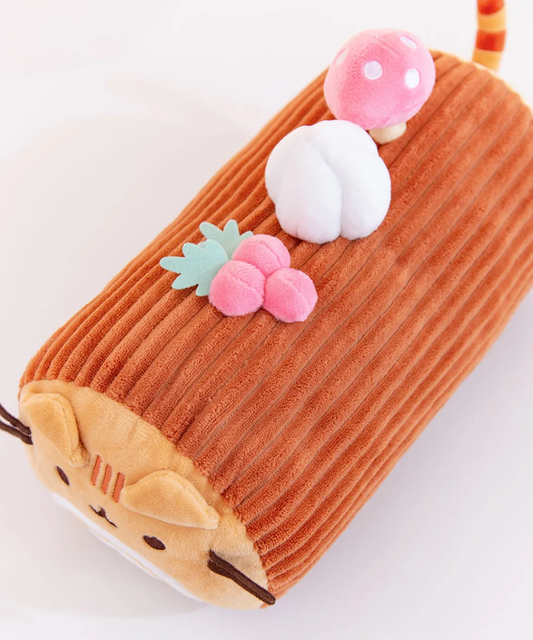 Pusheen Plush & Squisheens>Yule Log Plush